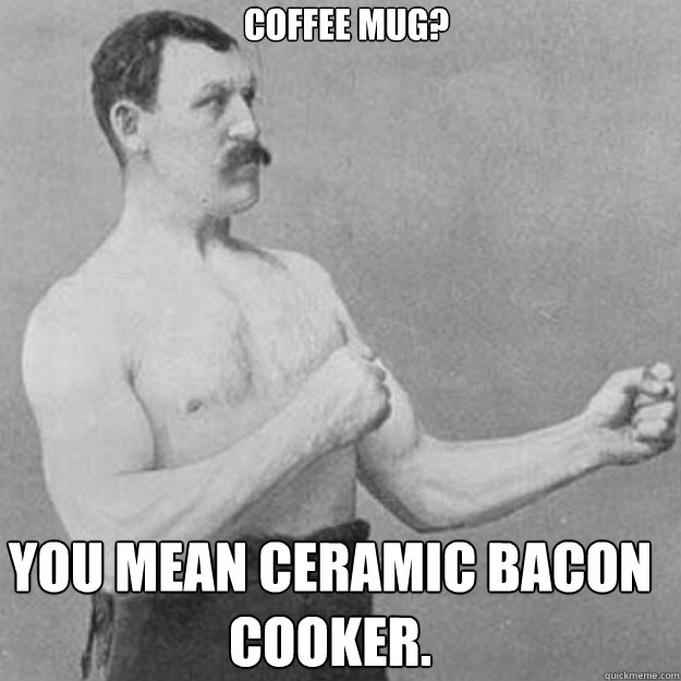 Microwavable Bacon Cooking Mug
