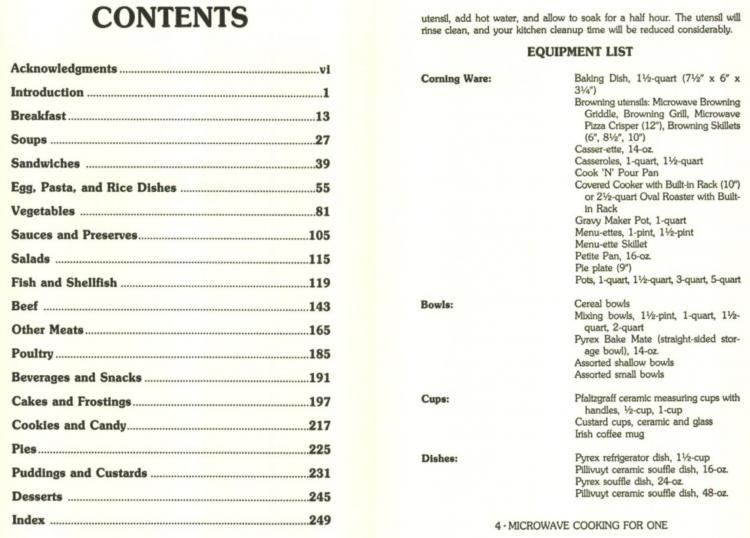 Microwave Cooking For One Cook Book - Microwaving for one lonely recipe book
