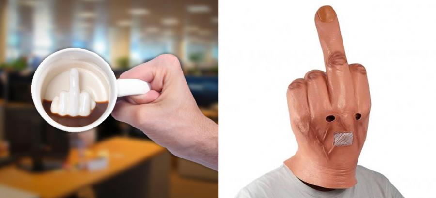 Middle Finger Lamp