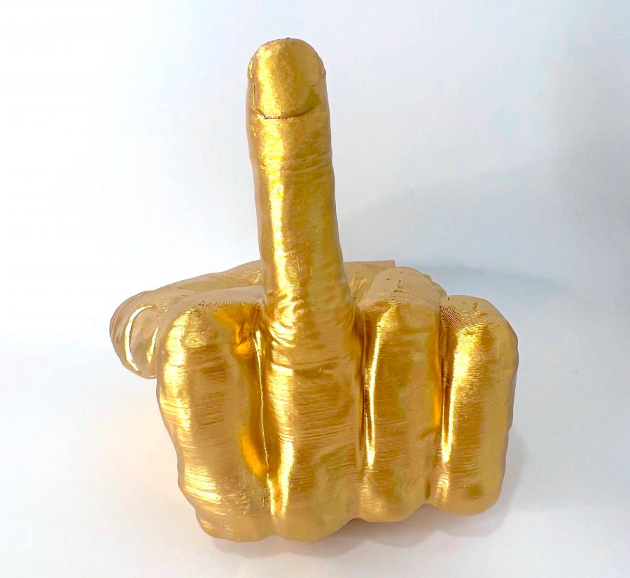 golden middle finger toilet papergolden middle finger toilet paper