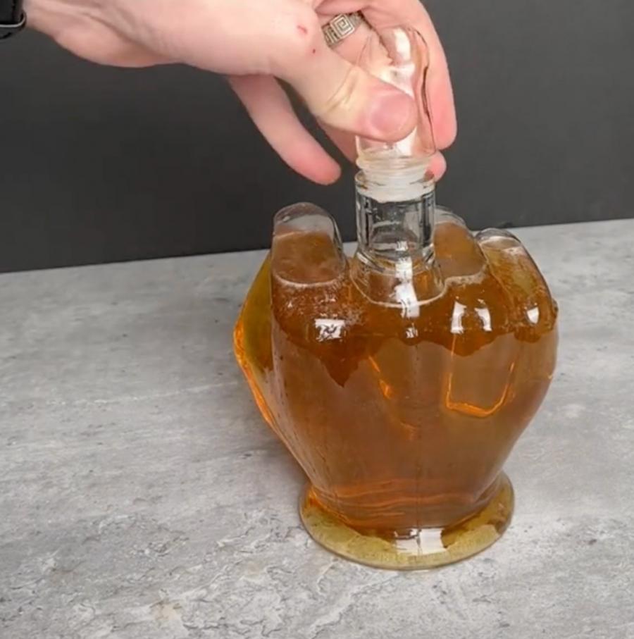 Middle Finger Whiskey Decanter