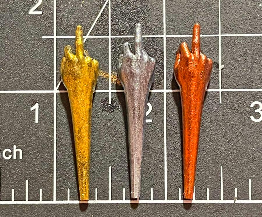 Middler Finger Cribbage Pegs