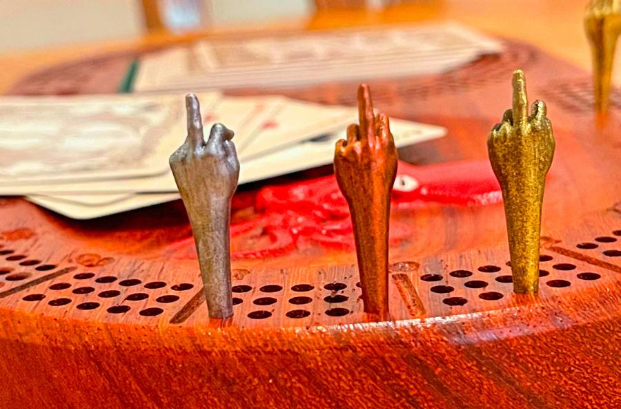 Middler Finger Cribbage Pegs
