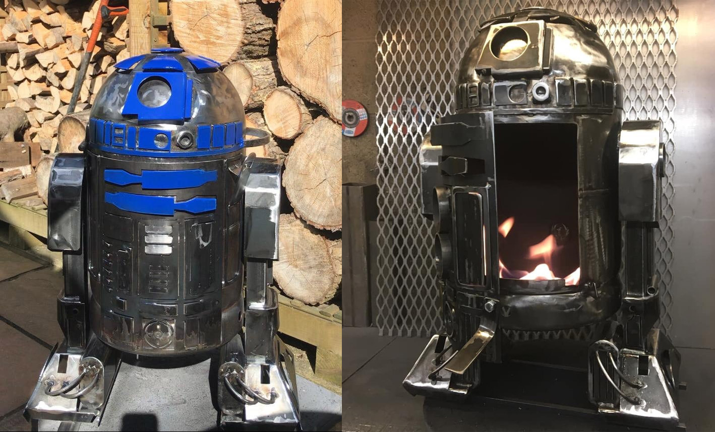 R2D2 Fire Pit - Star Wars Metal Fire Pits