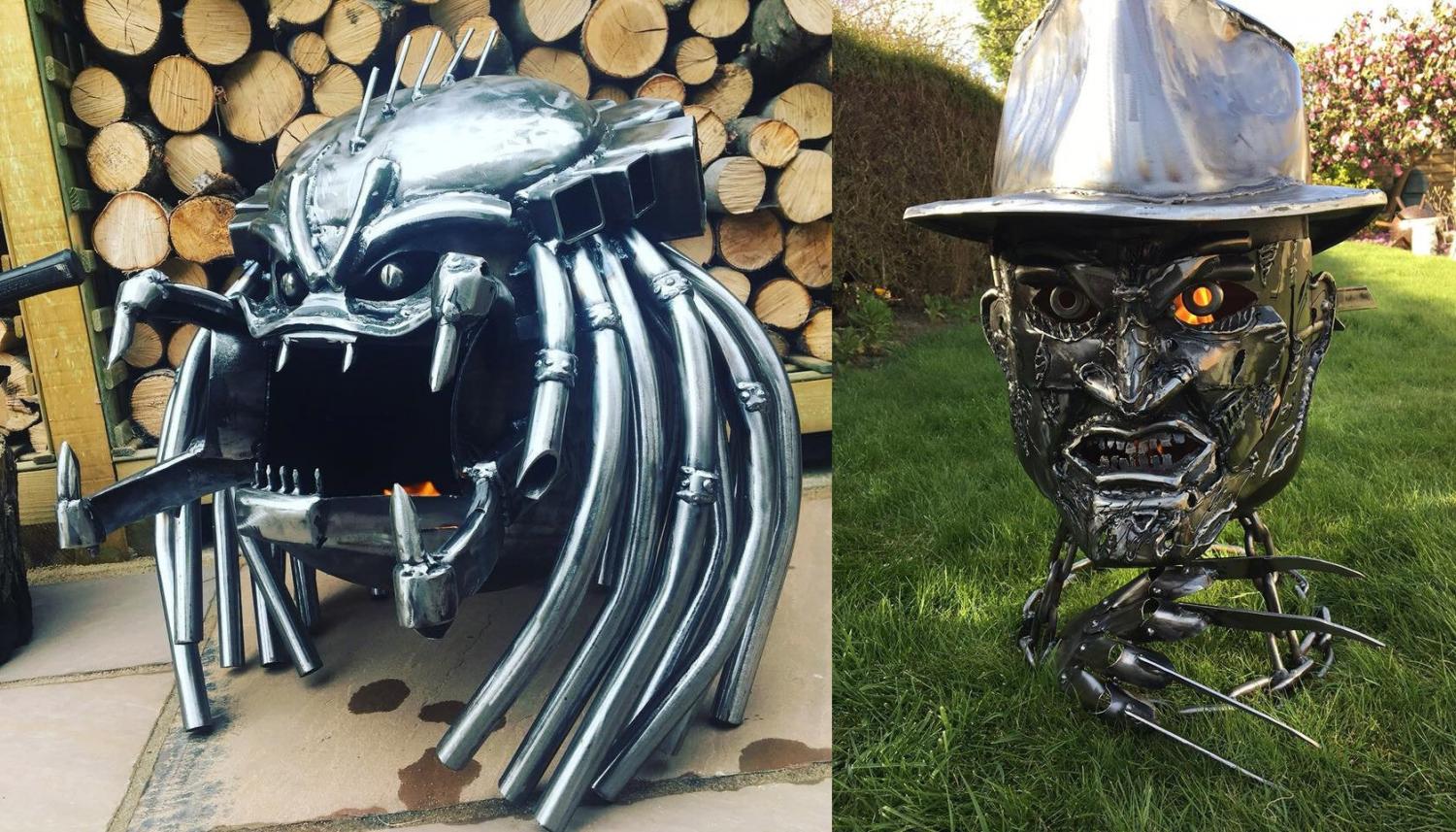 Predator Fire Pit - Freddy Krueger Fire Pit