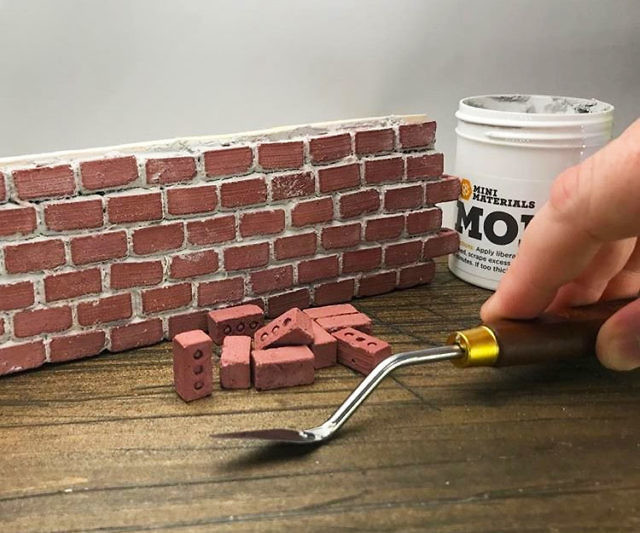 Mini Bricks and Mortar Let You Build Your Own Tiny Wall - Mini Materials tiny cement bricks