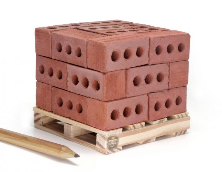 Mini Bricks and Mortar Let You Build Your Own Tiny Wall - Mini Materials tiny cement bricks