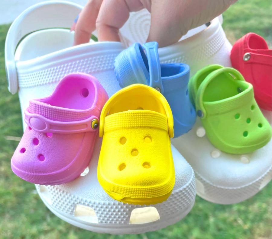 Mini Croc Shaped Croc Charms