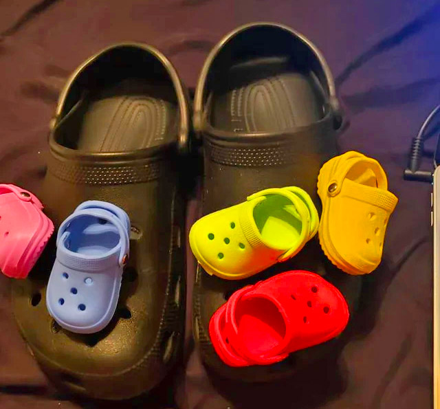 Mini Croc Shaped Croc Charms