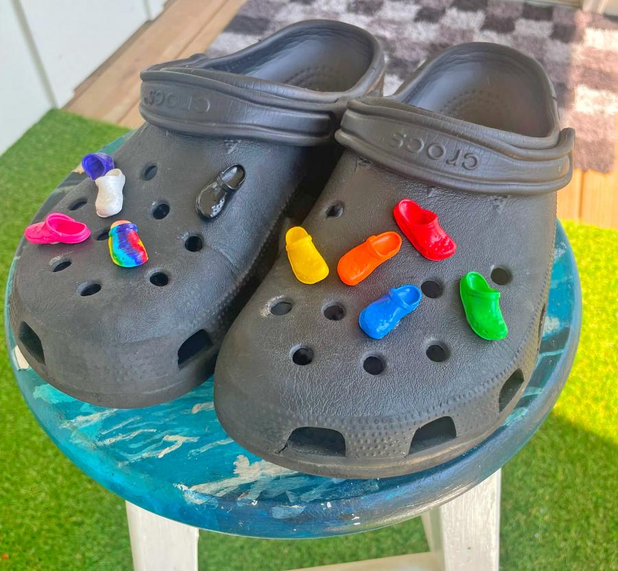 Mini Croc Shaped Croc Charms
