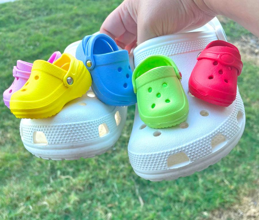 Mini Croc Shaped Croc Charms