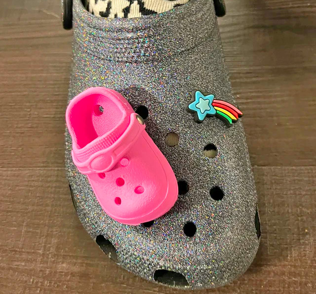 Mini Croc Shaped Croc Charms