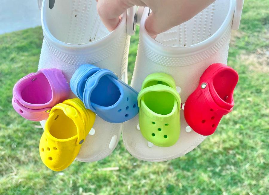 Mini Croc Shaped Croc Charms