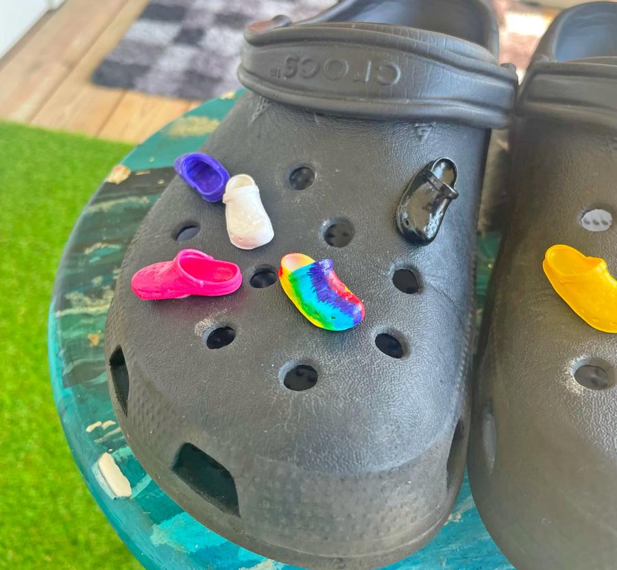 Mini Croc Shaped Croc Charms