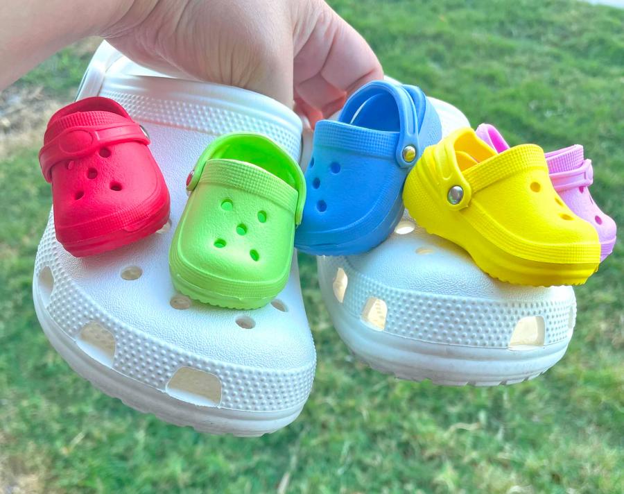 Mini Croc Shaped Croc Charms