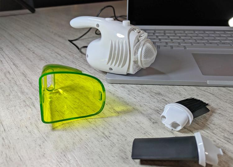 Mini Desk Vacuum - World's Smallest Desk Vacuum - Tiny keyboard vacuum