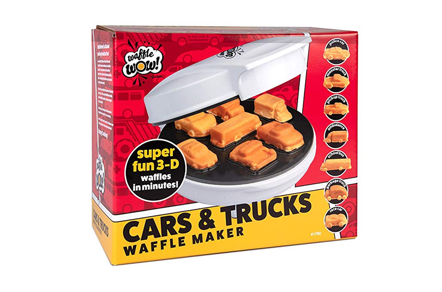 Car and Trucks Waffle Maker