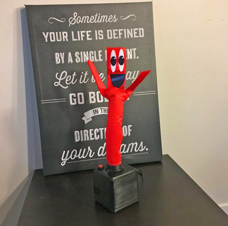 Mini Wacky and Wavy Inflatable Arm-flailing Tube Man - Mini car salesman inflatable man toy