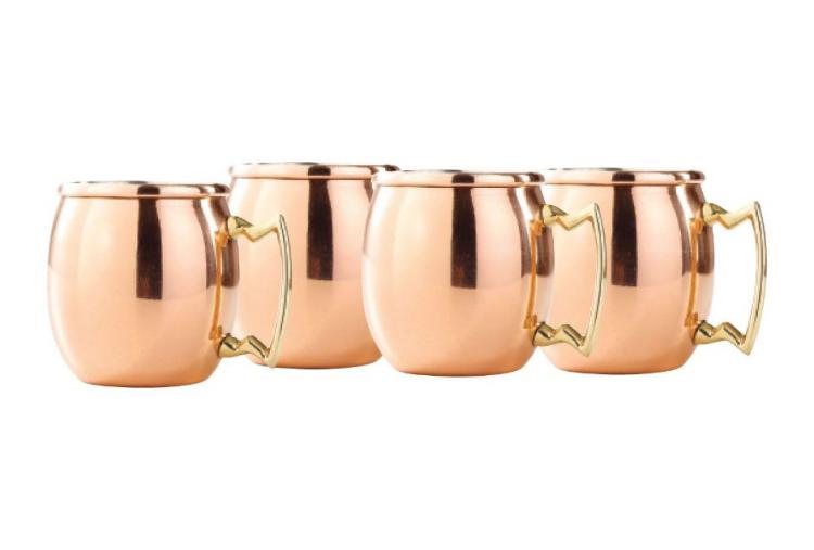 Mini Copper Moscow Mule Shot Glasses Mugs
