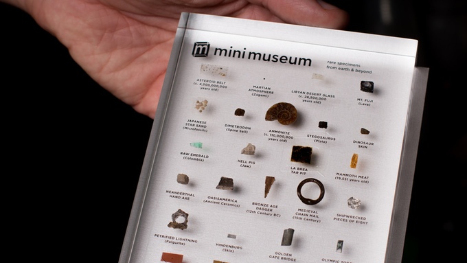 Mini Museum 2 - Portable Glass Collection Of Rare Items