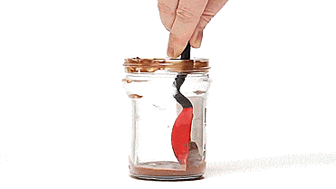 Dreamfarms Mini Supoon - Tiny Nutella Scraping Spoon Spatula