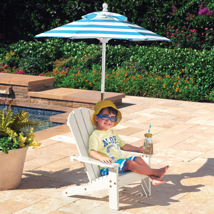 Mini Kids Outdoor patio furniture - Tiny kids pool furniture - Kids umbrella pool chair