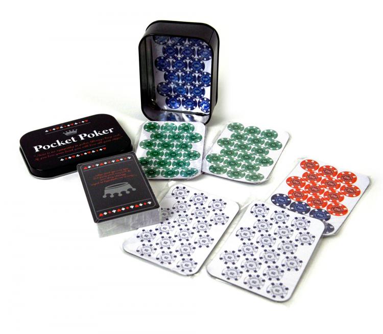 Mini Pocket Poker Set - Travel Poker Set