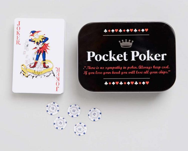 Mini Pocket Poker Set - Travel Poker Set