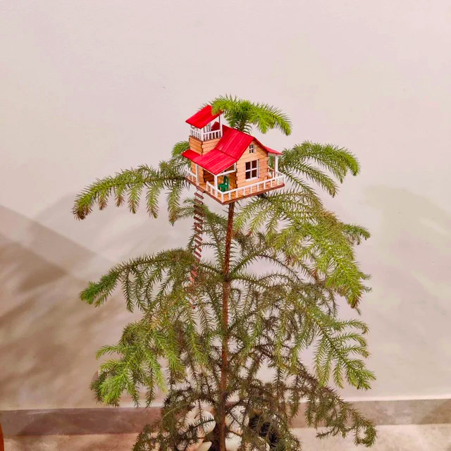 Mini Treehouses For Your House Plants