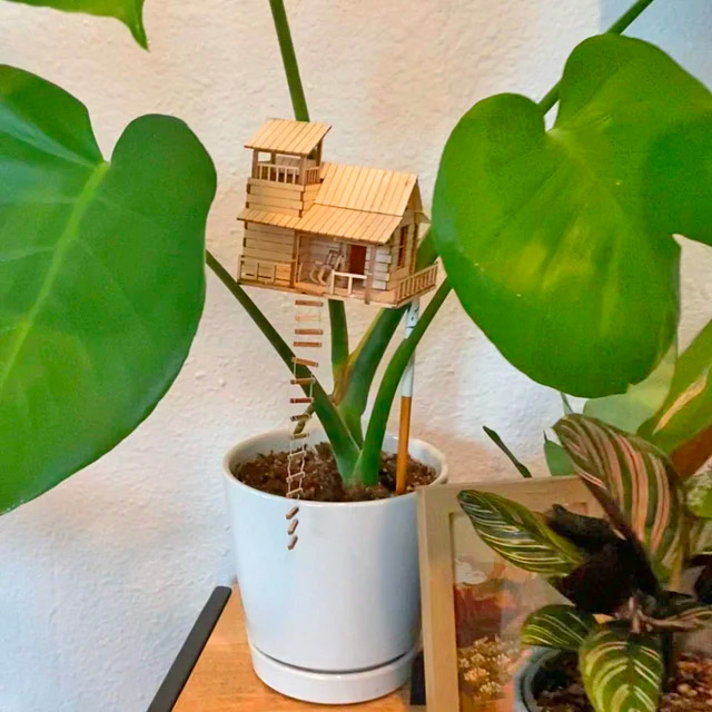 Mini Treehouses For Your House Plants