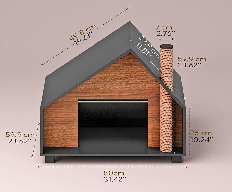 Mini Mid-Century Modern Design Dog Cat Home