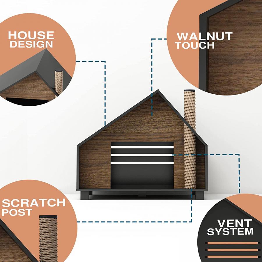 Mini Mid-Century Modern Design Dog Cat Home