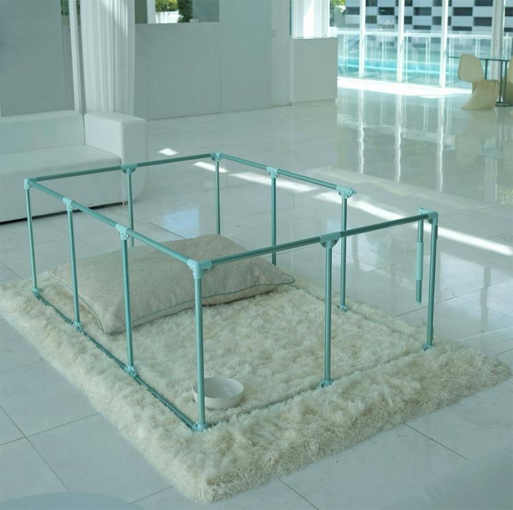 Modern Design Glass Dog Pens - Clearly Loved Pets Acrylic transparent dog kennel