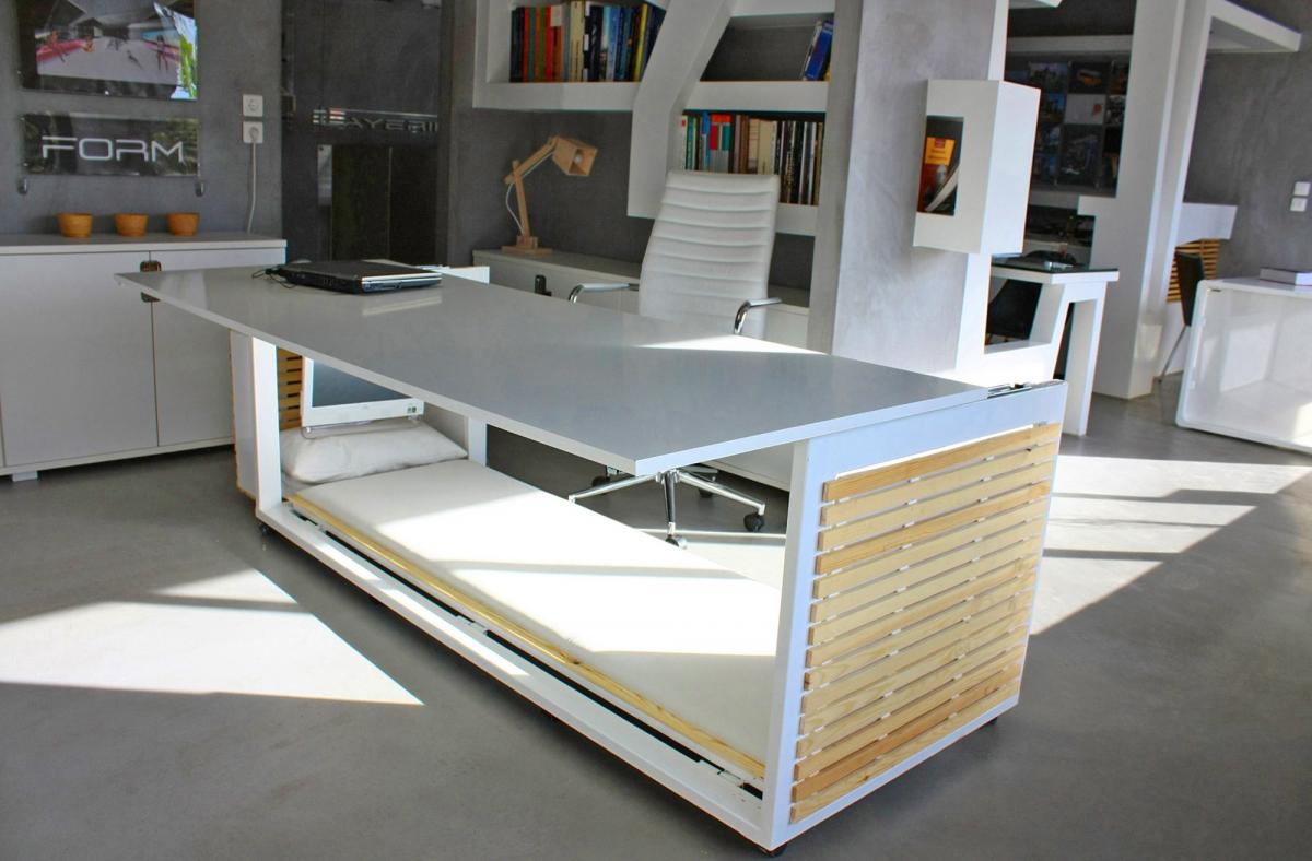 Studio NL Office Napping Desk - Secret convertible nap desk inspired by George Costanza