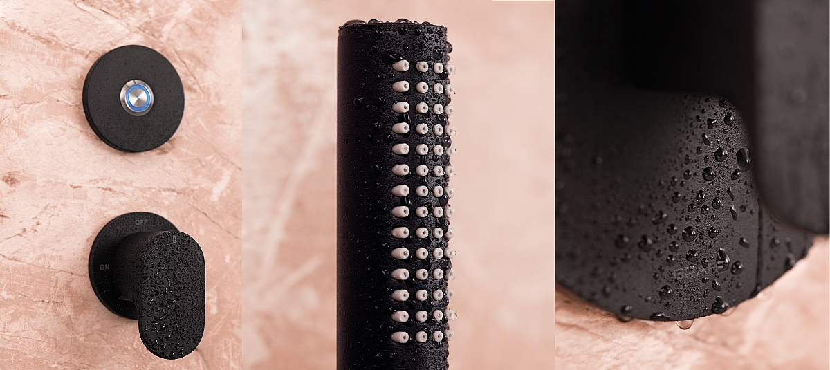 Modern shower head design - GRAFF Contemporary Bathroom Designs unique rain shower or waterfall shower head