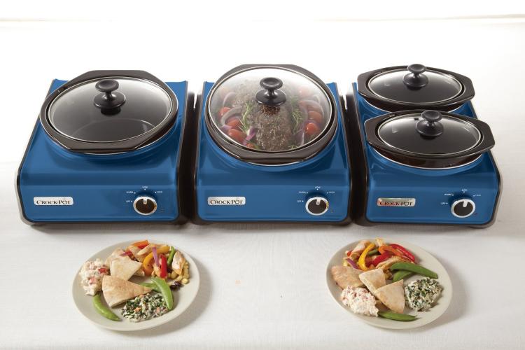 Modular Crock-Pot Daisy Chain Entertaining System