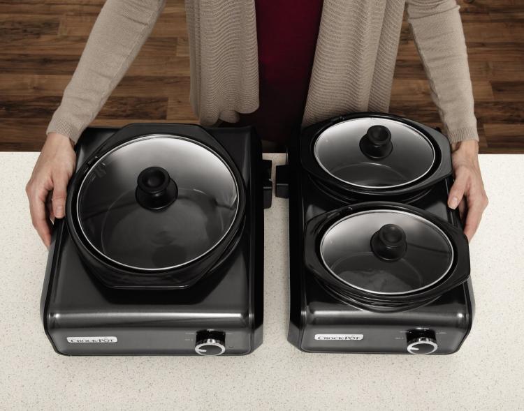 Modular Crock-Pot Daisy Chain Entertaining System