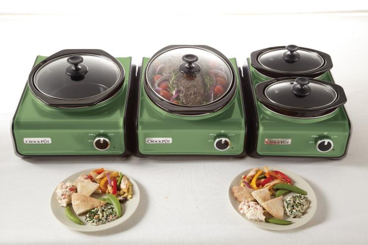 Modular Crock-Pot Daisy Chain Entertaining System