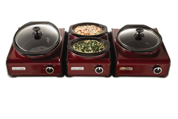 Modular Crock-Pot Daisy Chain Entertaining System