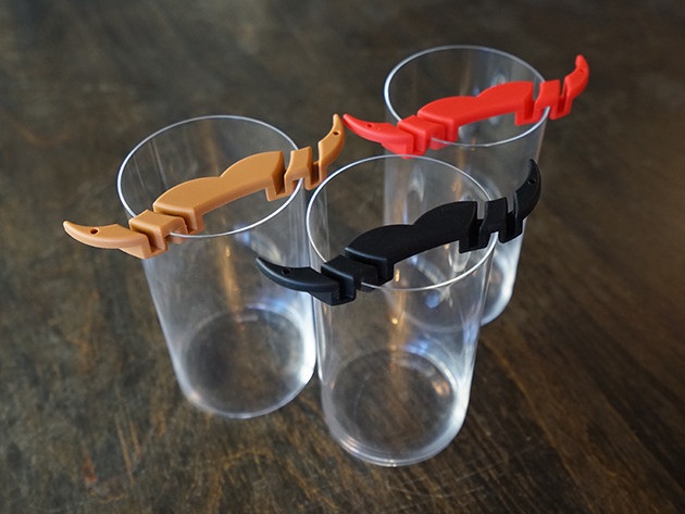 MoGuard Mustache Protector - Mustache Drinking Glass Attachment