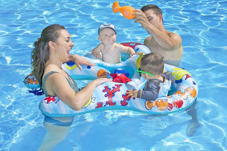 Mommy And Us Dual Pool Float