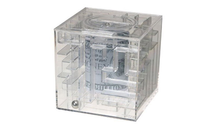 Money Maze Piggy Bank Puzzle