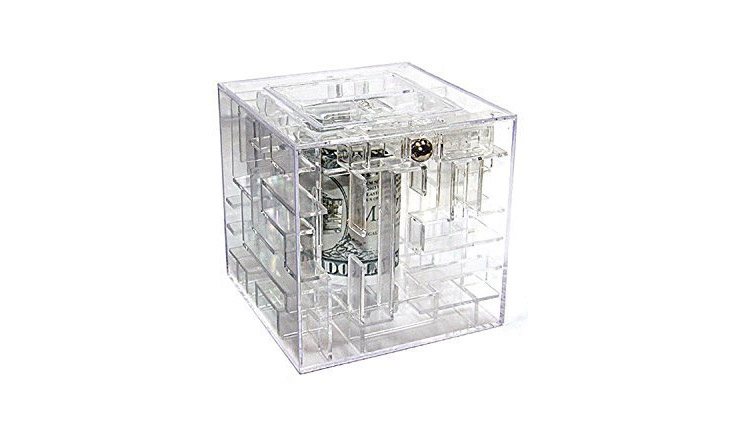 Money Maze Piggy Bank Puzzle