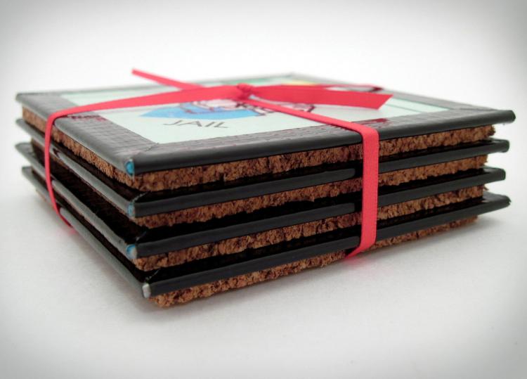 Monopoly Board Coasters
