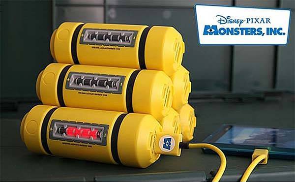 Monsters Inc Portable Charger Scream Canister battery pack