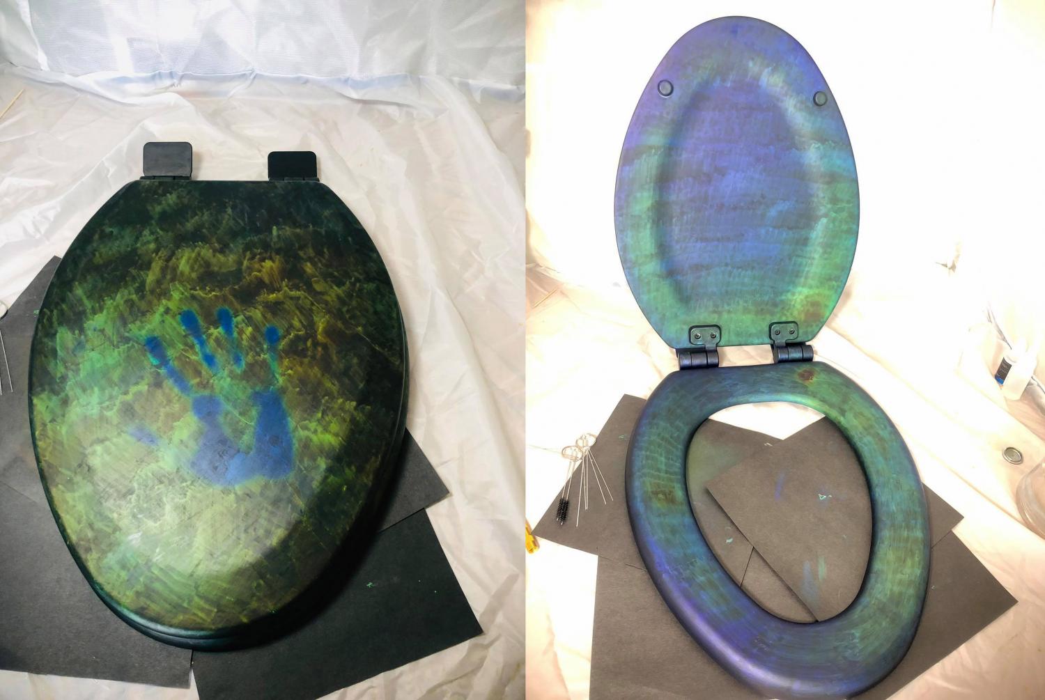 Mood Ring Toilet Seat - DIY Mood Ring Toilet Cover Lid