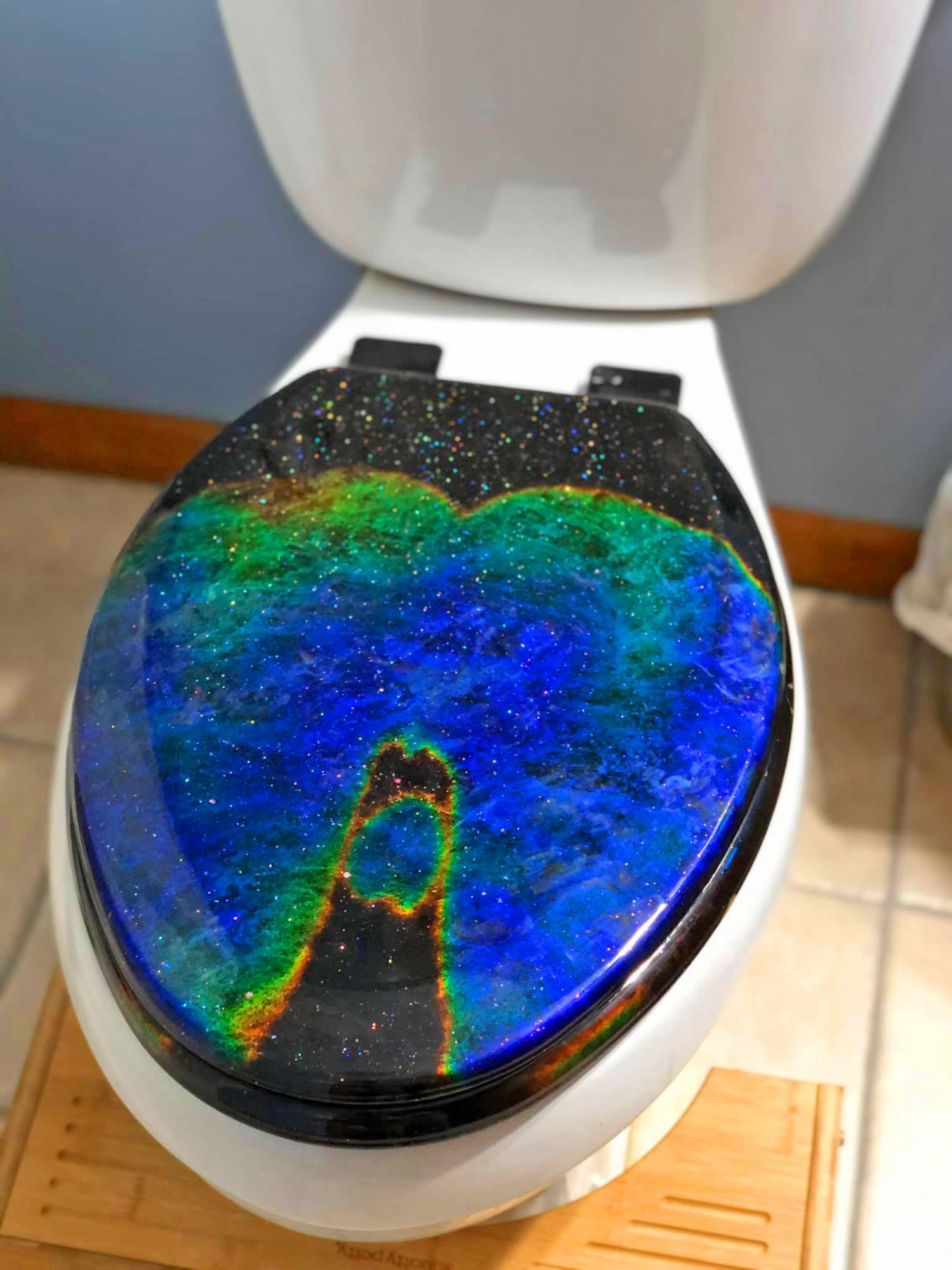 Mood Ring Toilet Seat - DIY Mood Ring Toilet Cover Lid