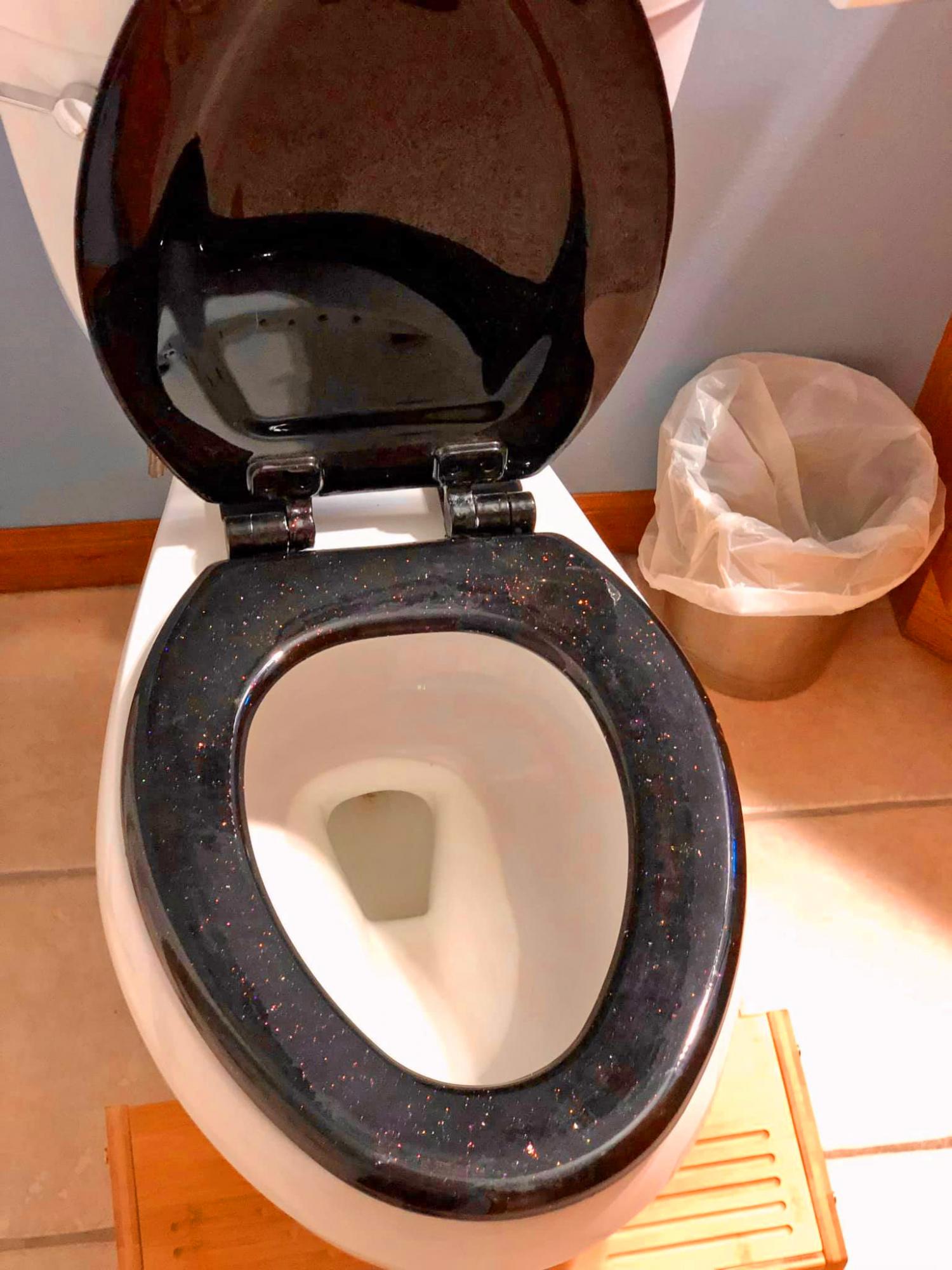 Mood Ring Toilet Seat - DIY Mood Ring Toilet Cover Lid