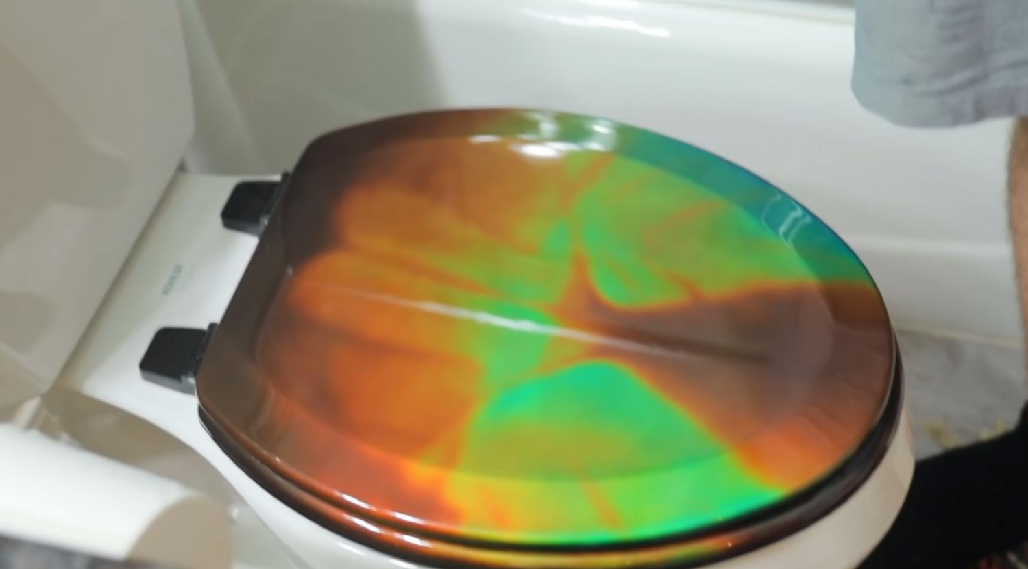 Mood Ring Toilet Seat - DIY Mood Ring Toilet Cover Lid