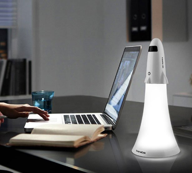 Spaceship Rocket Desk Lamp